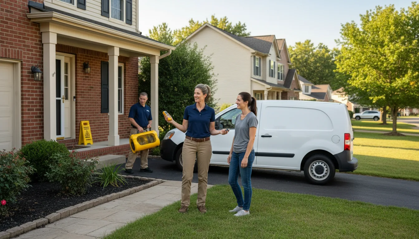 Water restoration image for Dehumidification And Cleanup Services in Toledo, OH